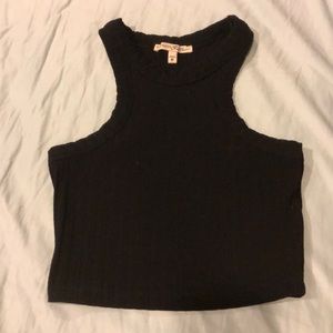 Black crop top